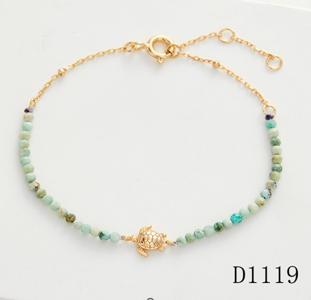 Серебряный браслет черепаха Miestilo
