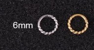 Серебряный кликер D6 мм Miestilo