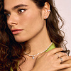 Серьги серебро 925 гвоздики серебряные с камнем Miestilo