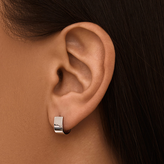 Серебряные U-образные пусеты Miestilo