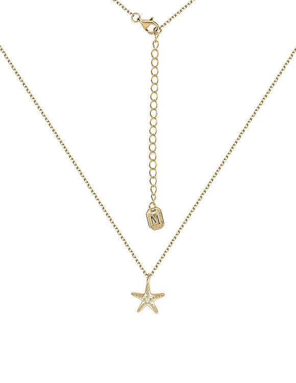 Колье с подвеской в виде миниатюрной морской звезды Miestilo  2