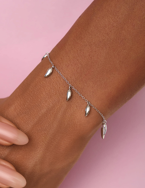 Серебряный браслет с подвесками MIESTILO Miestilo