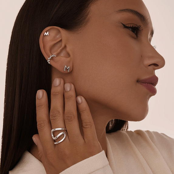 Серебряное кольцо Miestilo