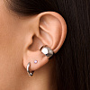 Серьги серебро 925 серебряные конго без вставок Miestilo