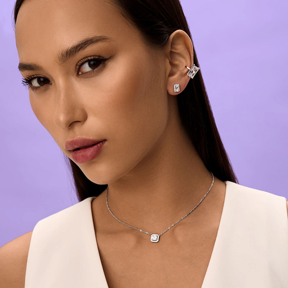 Серьги серебро 925 серебряные гвоздики с камнями Miestilo