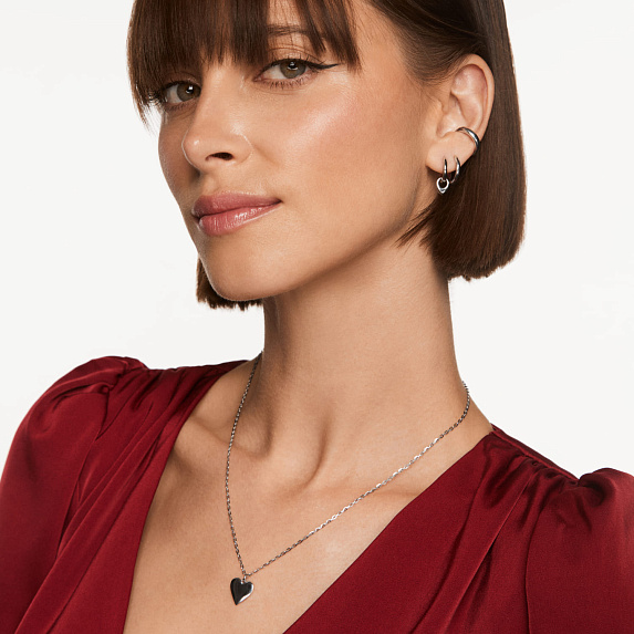 Подвеска сердце серебро 925 на шею Miestilo