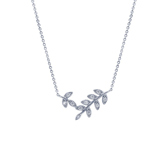 Подвеска серебро 925 на шею веточка Miestilo