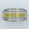 Серебряное кольцо биколор Miestilo