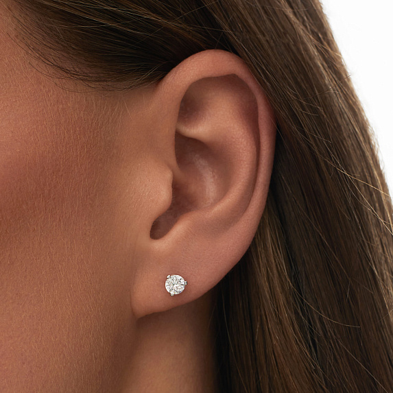 Серьги серебро 925 серебряные гвоздики пусеты Miestilo