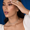 Серебряное колье с натуральным жемчугом Miestilo
