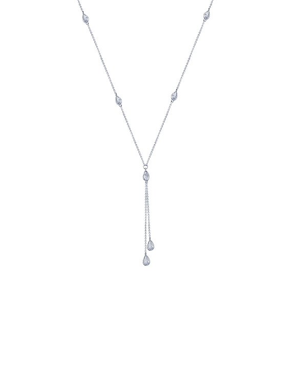 Колье на шею серебро 925 галстук Miestilo  2