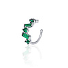 Серебряный кафф с фианитами MIESTILO Miestilo