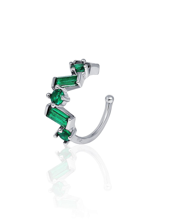 Серебряный кафф с фианитами MIESTILO Miestilo  2