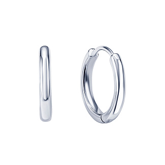 Серьги кольца серебро 925 серебряные конго Miestilo