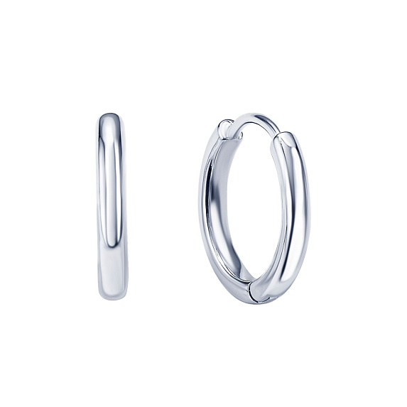 Серьги кольца серебро 925 серебряные конго Miestilo