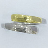 Серебряное кольцо биколор Miestilo