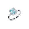 Серебряное кольцо с фианитами Miestilo