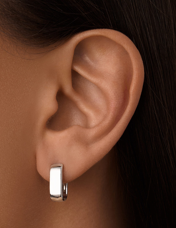 Овальные серьги-конго Miestilo