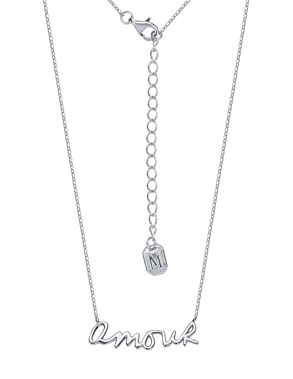 Серебряное колье AMOUR Miestilo  2