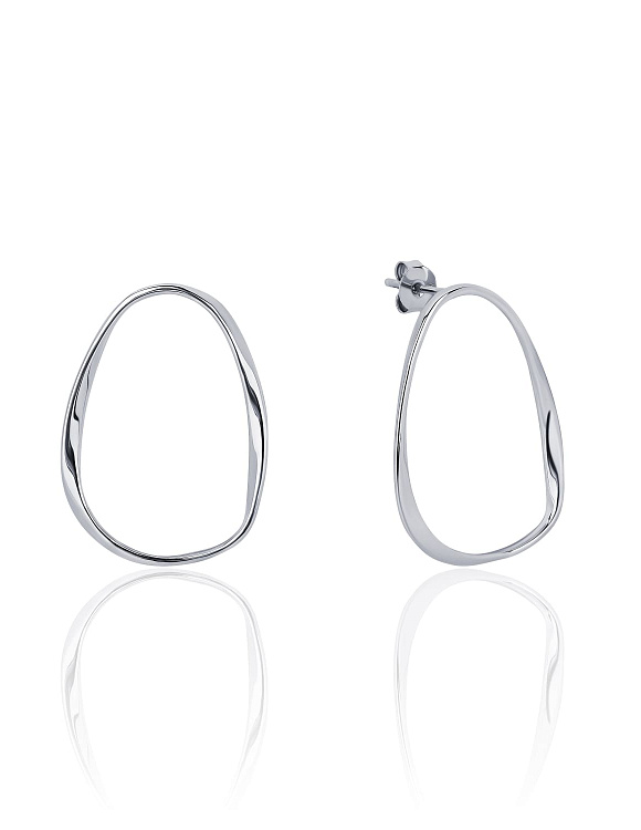 Акцентные пусеты из серебра MIESTILO  Miestilo  2