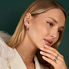 Серьга кафф серебро 925 моносерьга серебряная одиночная Miestilo