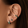 Серьги серебро 925 гвоздики серебряные с камнями Miestilo