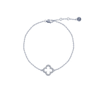 Браслет серебро 925 на руку клевер van cleef серебряный Miestilo