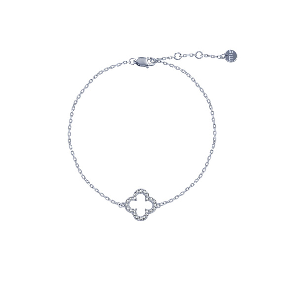 Браслет серебро 925 на руку клевер van cleef серебряный Miestilo