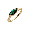 Серебряное кольцо с фианитом в огранке маркиз Miestilo