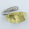 Серебряное кольцо биколор Miestilo