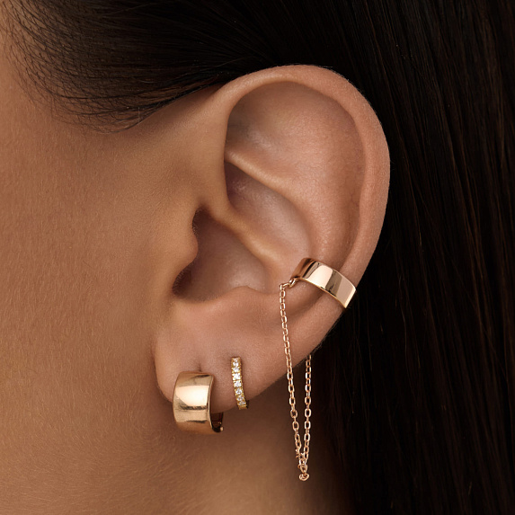 Серьги колечки серебро 925 серебряные круглые Miestilo