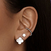 Серьги серебро 925 клевер ван клиф van cleef Miestilo
