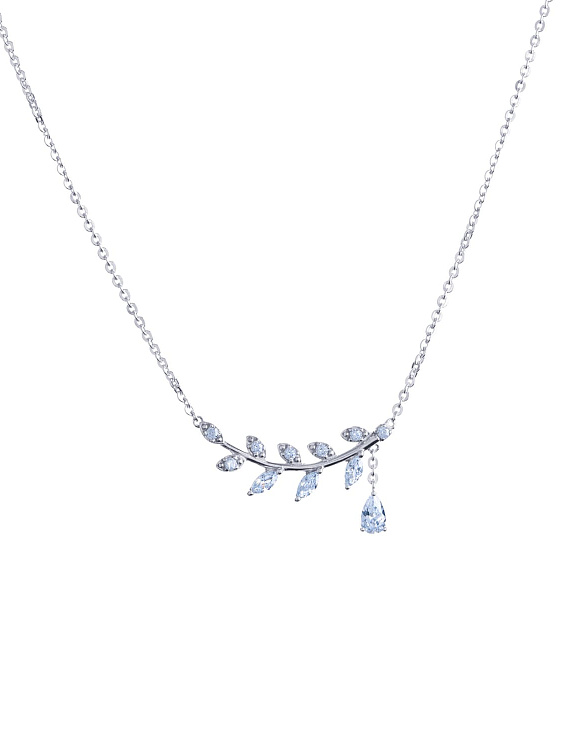 Подвеска серебро 925 на шею веточка Miestilo  2