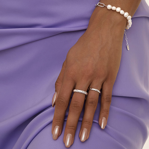 Серебряное кольцо Miestilo