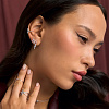 Серьги колечки серебро 925 серебряные круглые конго Miestilo
