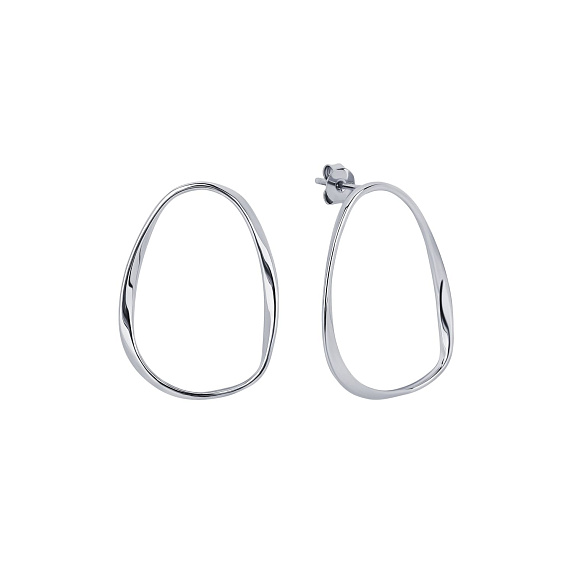 Серьги серебро 925 серебряные гвоздики крупные Miestilo
