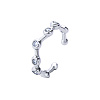 Кафф из серебра с фианитами Miestilo