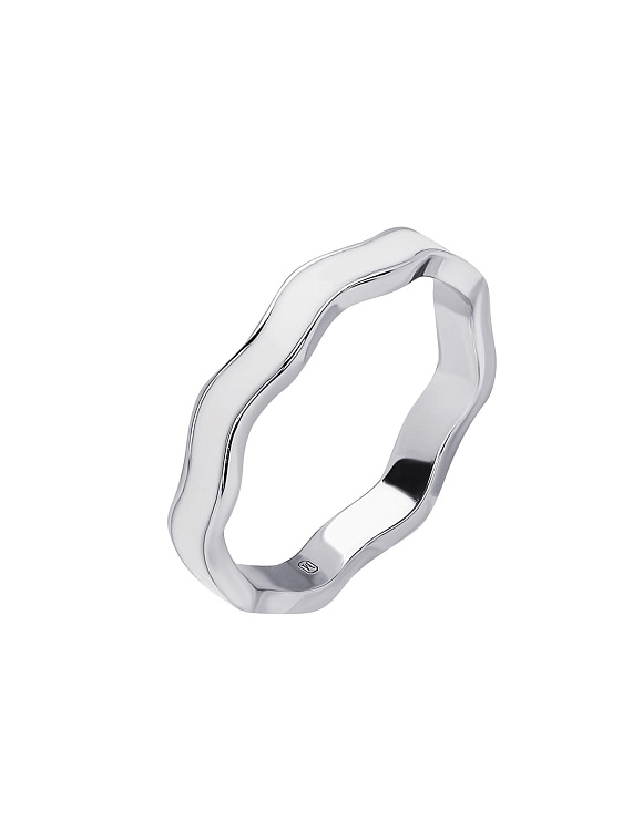 Кольцо серебро 925 с эмалью ювелирное Miestilo  2