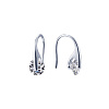 Серьги серебро 925 серебряные капли продевки Miestilo