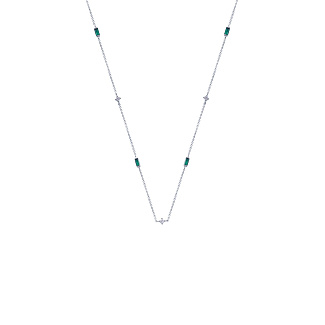 Колье на шею серебро 925 чокер Miestilo