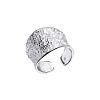 Серебряное кольцо мятое h 15,5мм Miestilo