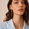 Серебряные серьги с фианитами Miracle Miestilo