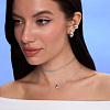 Подвеска на шею серебро 925 капля Miestilo