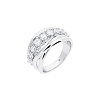 Серебряное кольцо с фианитами Miestilo