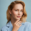 Серьга кафф серебро 925 моносерьга серебряная одиночная Miestilo