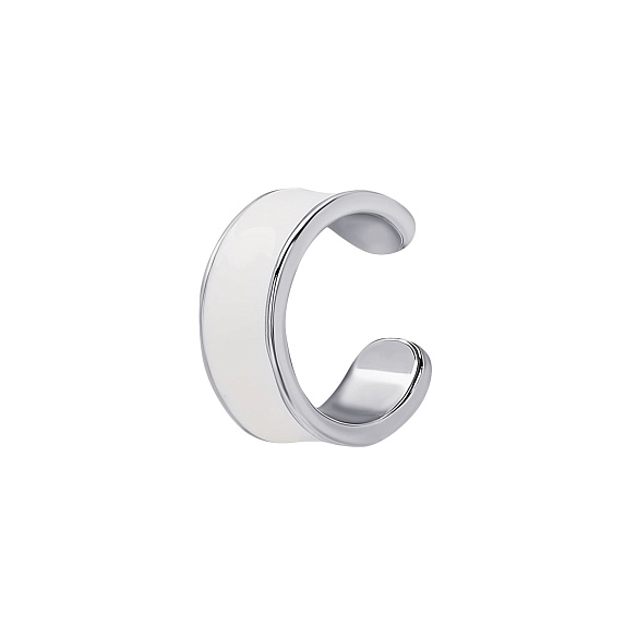 Серьга кафф серебро 925 моносерьга серебряная без прокола Miestilo
