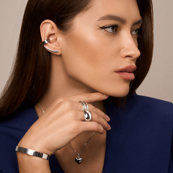 Серьги серебро 925 серебряные клаймберы Miestilo