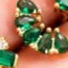 Серебряный пирсинг с фианитами Miestilo