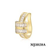 Серебряный кафф с фианитами Miestilo