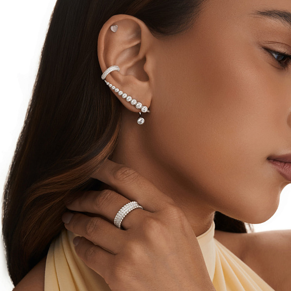 Серебряный пирсинг Сердце  Miestilo